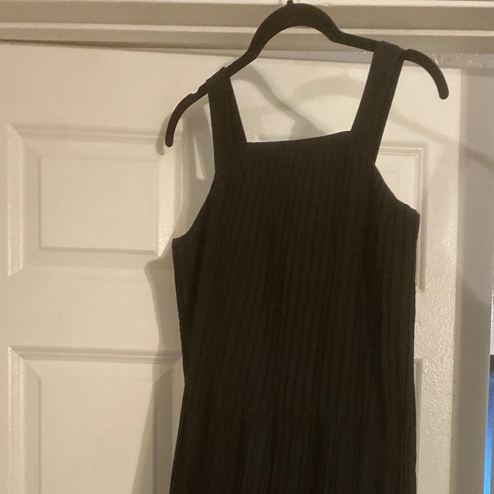 COS Black Dress Acordian